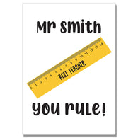 Personalised You Rule Card